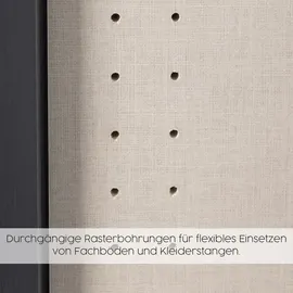 Rauch Schwebetürenschrank »Kleiderschrank Drehtürenschrank Schrank Garderobe KRONACH TOPSELLER«, mit Spiegel und viel Stauraum, Metallgriffleisten, MADE IN GERMANY