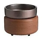 PEWTER WALNUT 2-in-1 Classic Duftlampe braun Keramik elektrisch