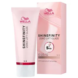 Wella Shinefinity Glaze Natural Flash 010/0 Haarfarbe 60 ml