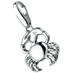 Giorgio Martello Milano Charm Sternzeichen Krebs, Silber 925 Charms & Kettenanhänger   Silber Damen 
