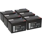 Q-Batteries Akku kompatibel 72V 15Ah (6x12V 15Ah) E-Scooter E-Roller