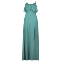 Vera Mont Damen Abendkleid mit Volant Bright Eucalyptus,34 -