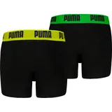 Puma Jungen, Boxershorts EVERYDAY BASIC 2er Pack - schwarz