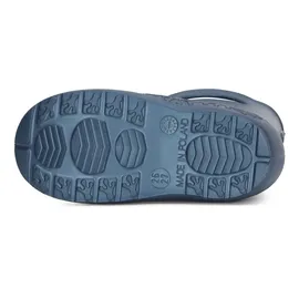 Ladeheid Eva Kinder Gummistiefel für Jungen Mädchen Regenschuhe Bequeme und wasserdichte Regenstiefel Kinder LA-CA-01 (metallisches Blau-2, 32/33 EU