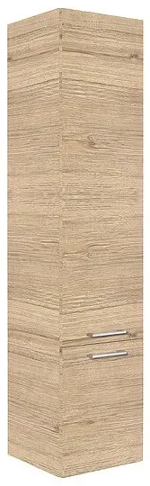Hochschrank Serie MAA, 2 Türen, Asteiche, Anschlag rechts, 350 x 1585 x 370 mm - 93 157 18