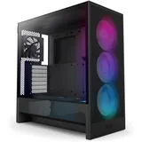 NZXT H5 Flow RGB 2024 Midi Tower ATX Gehäuse schwarz mit Sichtfenster