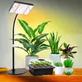 Pflanzenlampe LED Vollspektrum, UV-IR Vollspektrum Pflanzenlicht für Zimmerpflanzen, Pflanzenleuchte LED 2000 Lumen, Grow Lampe LED 208 LEDs, Wachstumslampe für Pflanzen, Daisy Chain, On/Off Schalter