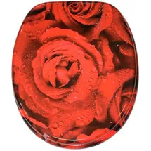 Sanilo WC-Sitz Rosen rot