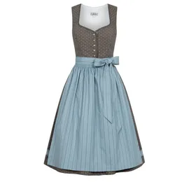 Nübler Midi Dirndl Felicitas braun 36