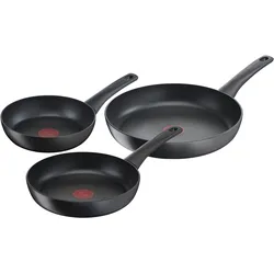 Pfannen-Set TEFAL "Ultimate On", schwarz, Ø:28cm, Pfannen, Antihaftversiegelung, Temperaturanzeiger, Induktion