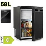 58L Kompressor Kühlbox Zwei Kammern Gefrierbox Camping Kühlschrank 12V/24V Auto