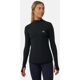 Danish Endurance Langarmshirt Half Zip in schwarz | Gr.: L