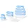 Emsa Clip & Close blau 16,4 x 21,0 x 22,0 cm 0,15/0,2/2 x 0,55/0,55/0,8/1,2/2,2 l 9-teiliges Set