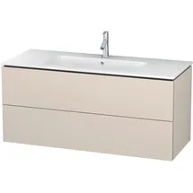 Duravit Waschtischunterschrank 2 Auszüge 122 x 48,1 cm Taupe Supermatt