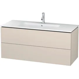 Duravit Waschtischunterschrank 2 Auszüge 122 x 48,1 cm Taupe Supermatt