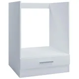 Kontor-Hermsen Unterschrank/Ofenschrank 60cm weiß für Einbauherdsets oder autarke Backöfen