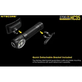 Nitecore HC35 LED Stirnlampe 2700 lm)