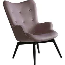 SalesFever Sessel, Höhe: 92 cm, rose/schwarz - rosa