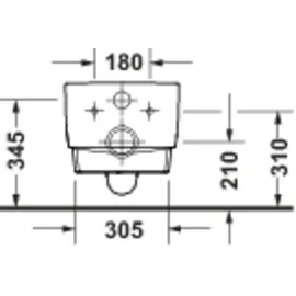Duravit Balcoon Wand-WC mit WC-Sitz Clay terra Matt