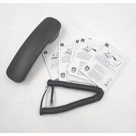 Philips Festnetztelefon M20B/00 Schwarz Telefon, Schwarz