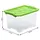 Rotho Aufbewahrungsbox Evo Safe Keeping 39,3 x 28,3 x 23 cm 3-tlg. transparent/grün