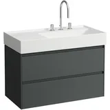 Laufen Waschtischunterschrank 2 Schubladen 88 x 45 x 51,5 cm Verkehrsgrau