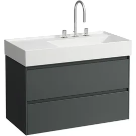 Laufen Waschtischunterschrank 2 Schubladen 88 x 45 x 51,5 cm Verkehrsgrau