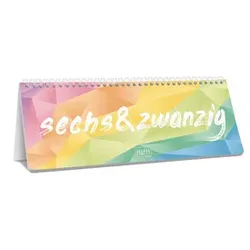 HÄFFT Tischkalender Büro&Freizeit 2026 9955-0 128S. 29.7x11cm
