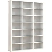 VCM Megosa M Bücherregal 40 x 30 x 180 cm Weiß