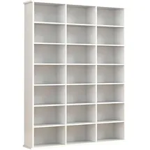 VCM Megosa M Bücherregal 40 x 30 x 180 cm Weiß