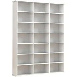 VCM Megosa M Bücherregal 40 x 30 x 180 cm Weiß