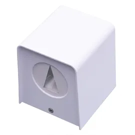 Nowa Außenleuchte Kunststoff 10x11,5x10 cm 2x 2 Watt warmweiß weiß