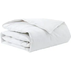 vidaXL Winterbettdecke Weiß 155 x 200 cm Feder