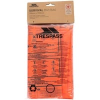 Trespass Radiator, Orange, Rettungsdecke / Thermodecke / Rettungsfolie / Survival Bag / Notfalldecke / Erste Hilfe Decke, Orange