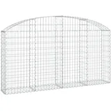 vidaXL Gabione mit Hochbogen 200 x 30 x 120 cm