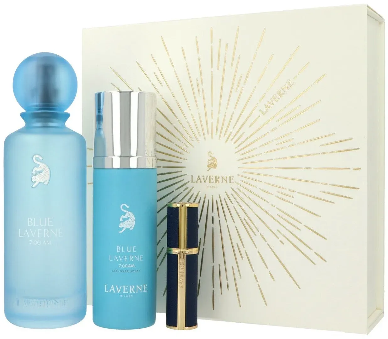 Set Laverne Blue Laverne 7AM Collection Edp 200ml + All Over Spray 100ml