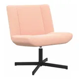 vidaXL Drehstuhl Leder Rosa