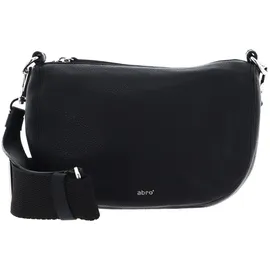 ABRO Leather Dalia Crossbodybag Mina Black/Nickel