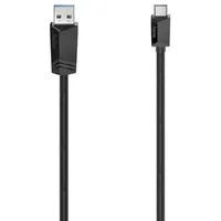 Hama USB-C auf USB-A 1,5 m Schwarz