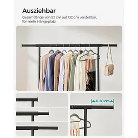 Songmics Garderobenständer HSR13BKV1 schwarz