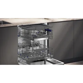 Siemens iQ500 SN55ES12CE Einbau-Geschirrspüler (teilintegrierbar, 598 mm breit, Edelstahl)