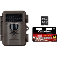 DÖRR Snapshot Mini Black 30MP 4K Komplettset | Überwachungskamera - Wildkamera - Fotofalle - 30MP - Ultra HD 4K Videos - 940nm IR LEDs - Black LEDs | für den Innen- und Außenbereich (Starter-Kit)