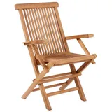 Mr. Deko Andover Klappsessel 53 x 60 x 89 cm natur