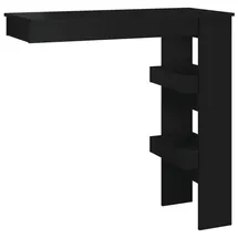 vidaXL Wand-Bartisch 102 x 45 x 103,5 cm Schwarz