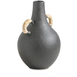 Vase Nairobi 26,5 cm Steinzeug Schwarz