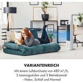 Klarstein Luftkühler 80W 480 m3/h 8 Liter mobil