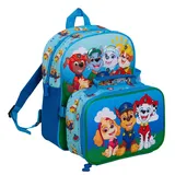 Paw Patrol Lunch-Rucksack für Kinder, Schulranzen, Jungen, Mädchen, passender Kühlrucksack, Blau, Taille unique, Casual