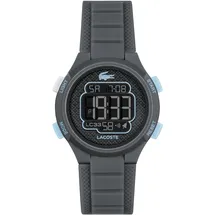 Lacoste LC33 Digitaluhr 0 mm Silikonarmband Dunkelgrau