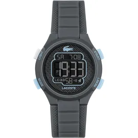 Lacoste LC33 Digitaluhr 0 mm Silikonarmband Dunkelgrau