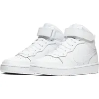 Nike Court Borough Mid 2 Sneaker Kinder white/white-white 36.5